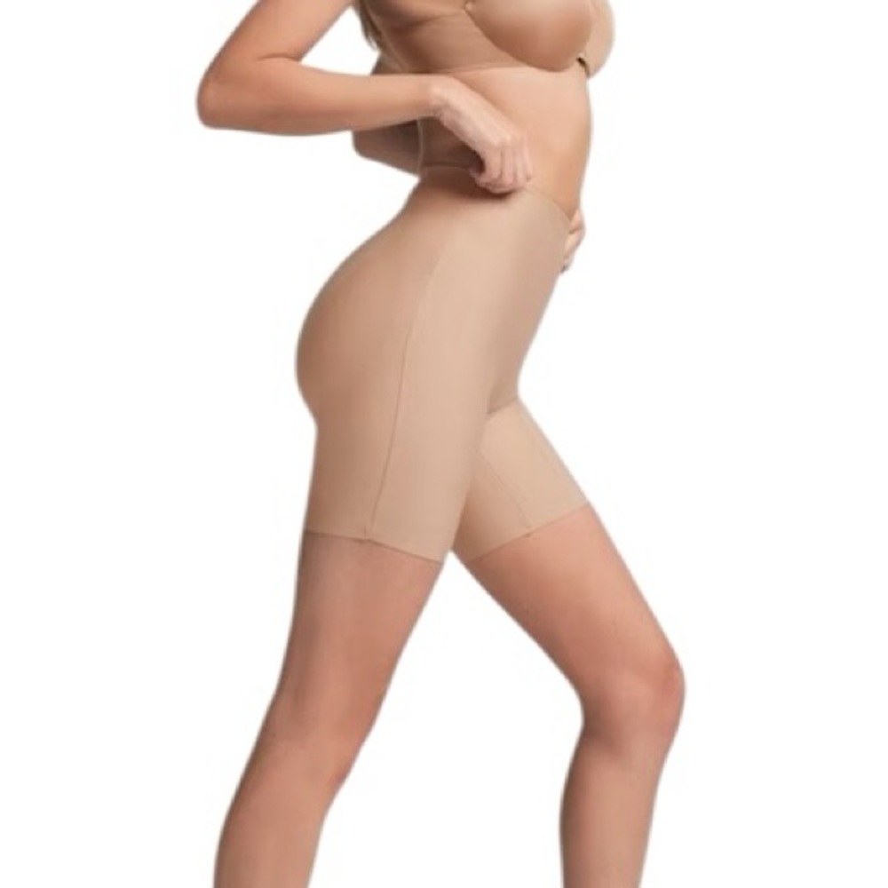 SKIMS Tan Shapewear Shorts